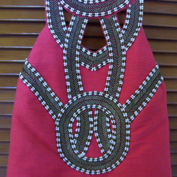 Trina Turk beaded minidress shift size 0  XXS  XXSP  00 - Picture 4 of 10